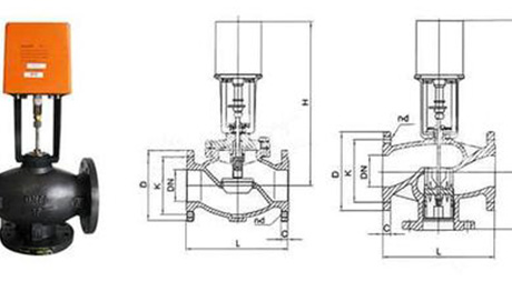 電(diàn)子式電動(dòng)三通調節(jie)閥-航天泵(bèng)閥 電子式(shì)電動三通(tong)調節閥-航(háng)天泵閥