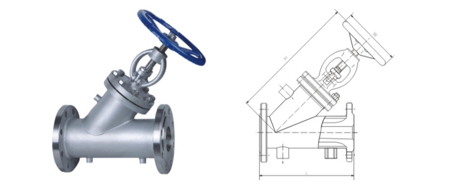 BJ45型(xing)保溫截止(zhǐ)閥産品結(jié)構圖