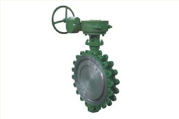 美标(biāo)三偏心蝸輪(lun)蝸杆傳動凸(tū)耳對夾式蝶(dié)閥