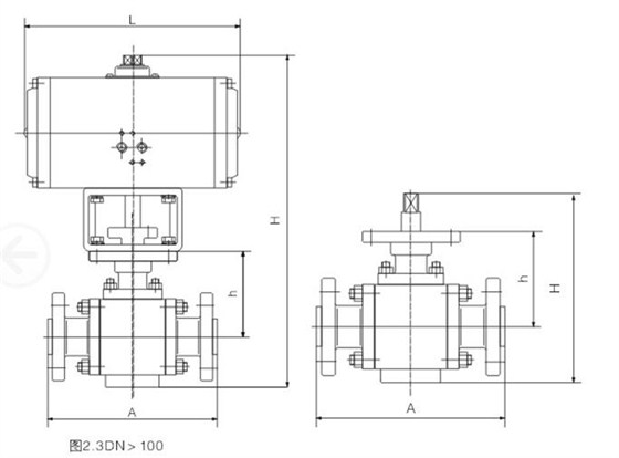 固(gù)定式金屬密封(fēng)高壓球閥結構(gòu)圖