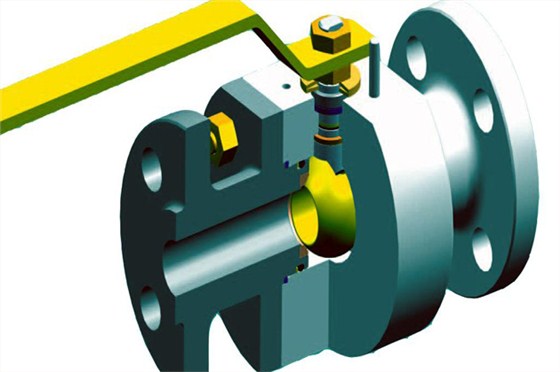 浮(fu)動球閥結構(gòu) 浮動球閥結(jie)構