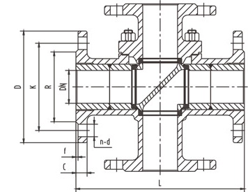 四(sì)通球閥結構
